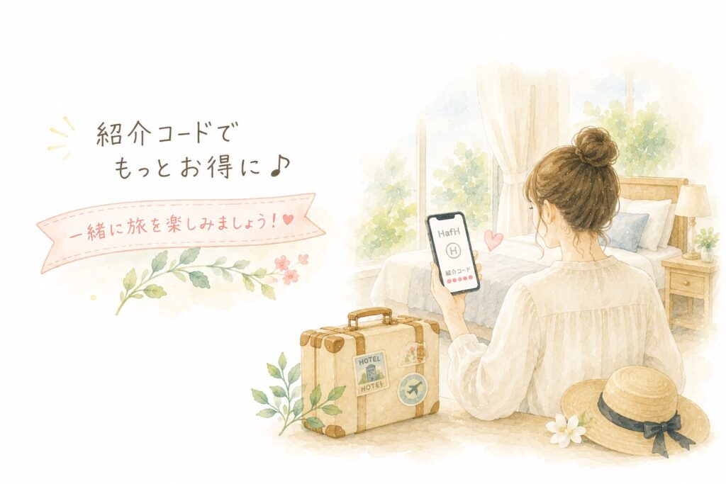 HafHの招待コードでお得に始めるイメージ