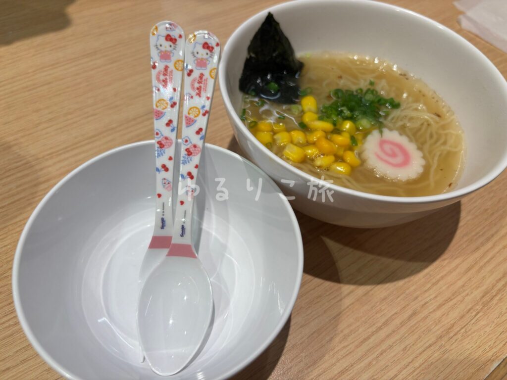 One Bangkokで4歳の娘がランチに選んだラーメン